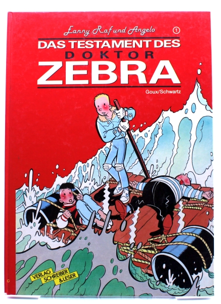 Fanny, Raf und Angelo: Das Testament des Doktor ZEBRA Comic (Hardcover) Album Nr. 1 von Schreiber & Leser